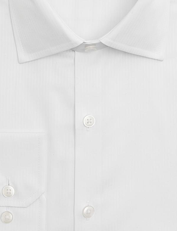 Slim Fit Pure Cotton Sateen Luxury Shirt - AU