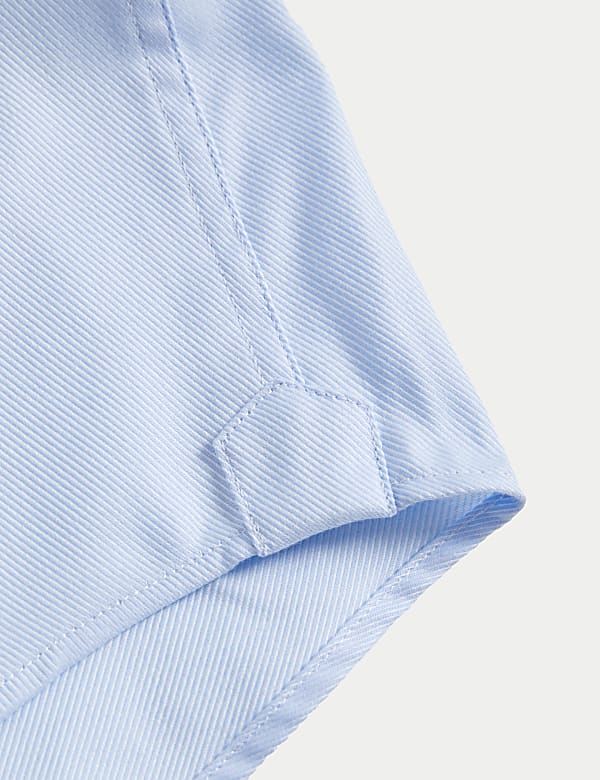 Regular Fit Luxury Cotton Double Cuff Twill Shirt