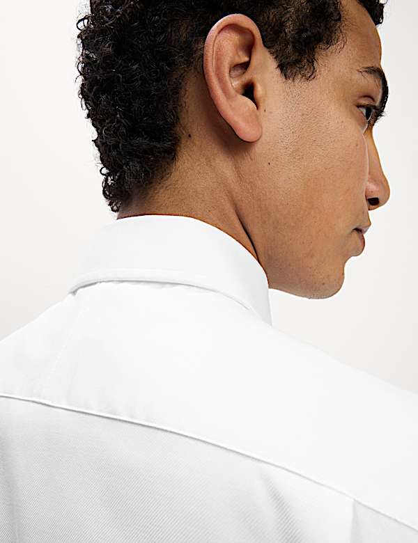 Regular Fit Luxury Cotton Double Cuff Twill Shirt