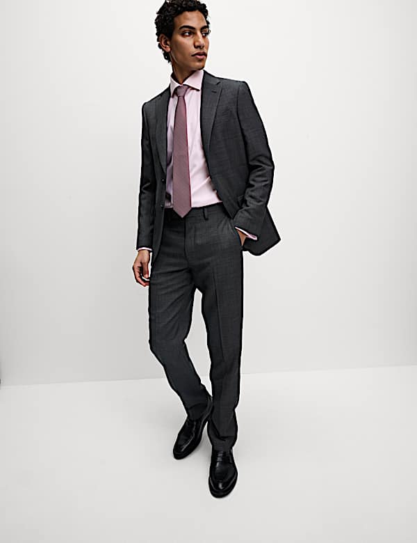Slim Fit Luxury Cotton Double Cuff Twill Shirt - US