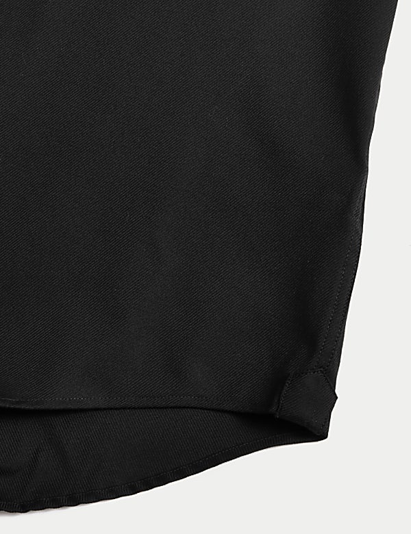 Tailored Fit Luxury Cotton Double Cuff Twill Shirt - AL