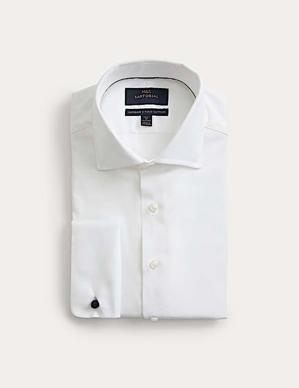 Slim Fit Pure Cotton Textured Shirt - FI