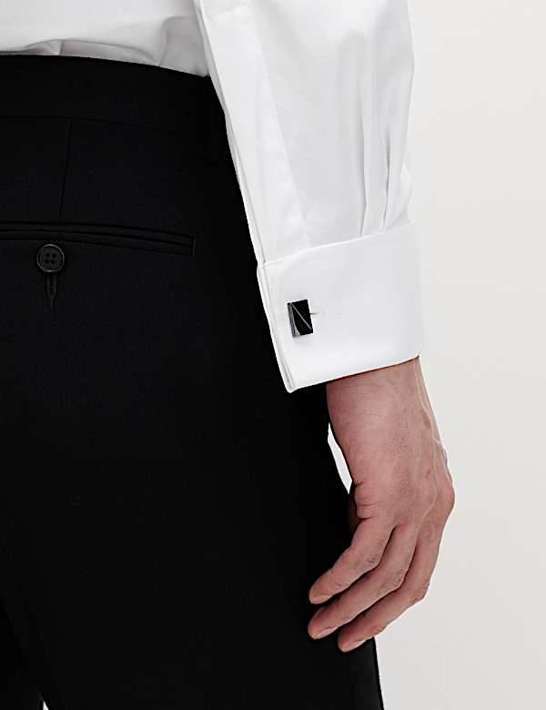 Slim Fit Luxury Pure Cotton Twill Shirt - BN