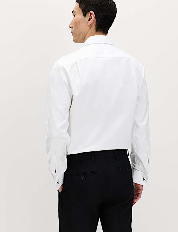 Slim Fit Luxury Pure Cotton Twill Shirt - BN