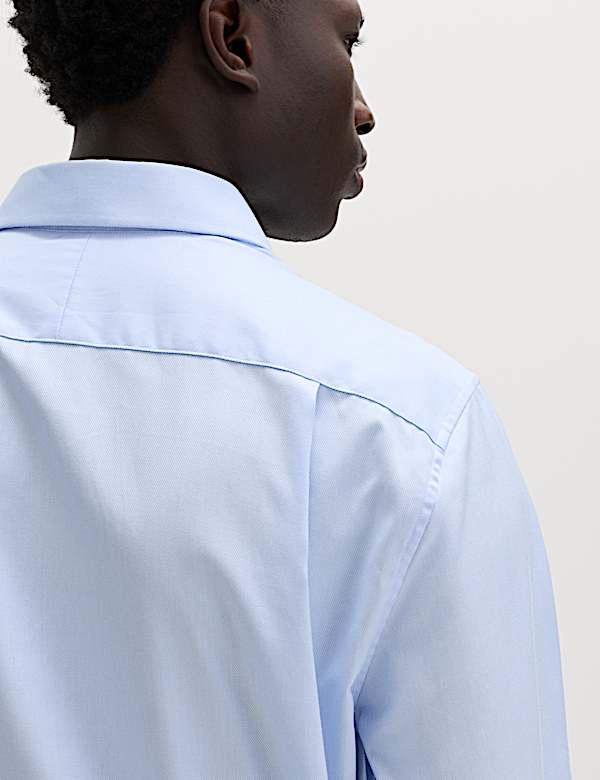 Regular Fit Luxury Cotton Twill Shirt - US