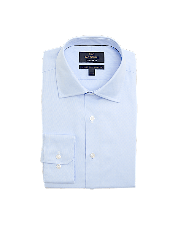 Regular Fit Luxury Cotton Twill Shirt