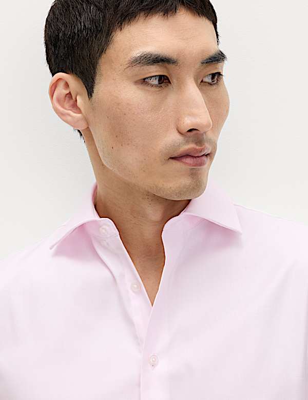 Regular Fit Luxury Cotton Twill Shirt - US