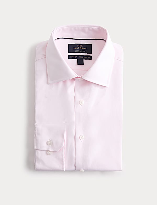 Regular Fit Luxury Cotton Twill Shirt - US