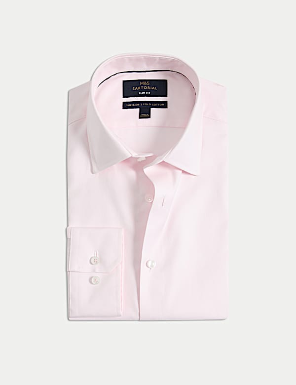 Slim Fit Luxury Cotton Twill Shirt - US