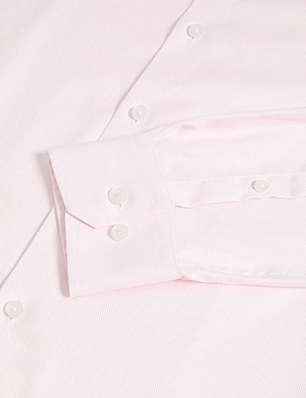 Tailored Fit Luxury Cotton Twill Shirt - LV