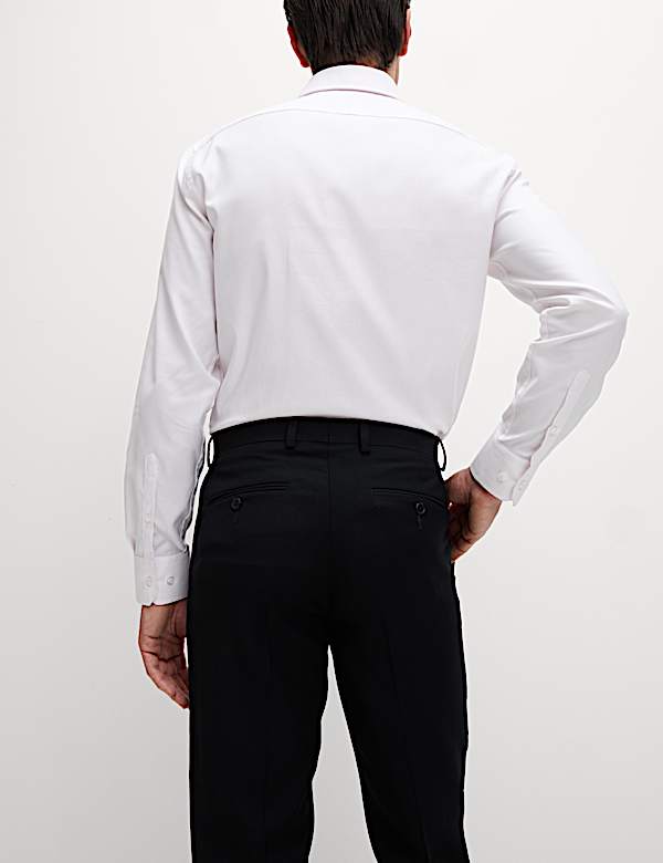 Tailored Fit Luxury Cotton Twill Shirt - LV