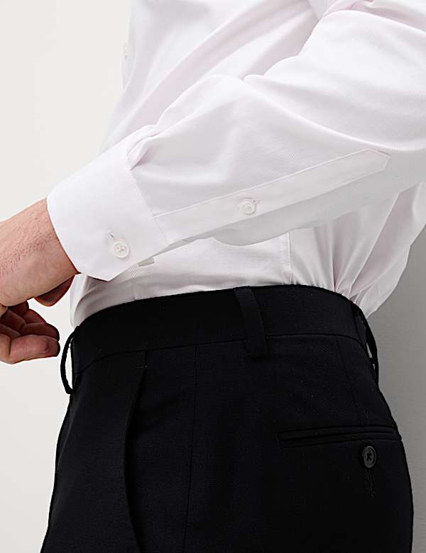 Tailored Fit Luxury Cotton Twill Shirt - LV