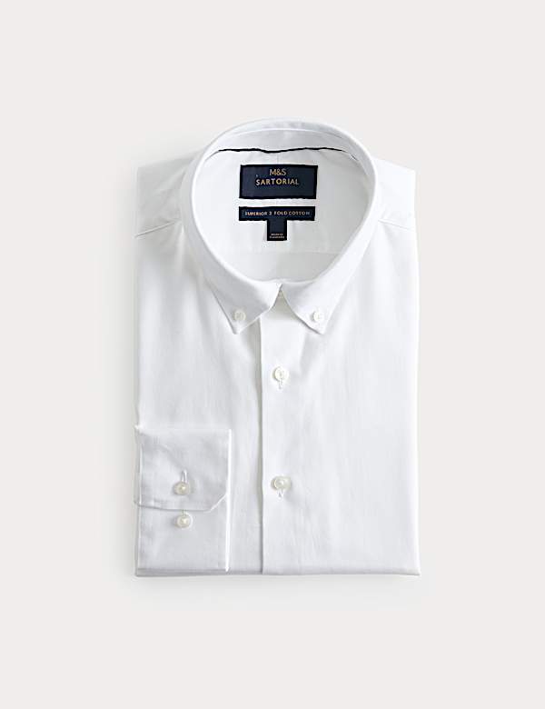 Regular Fit Pure Cotton Twill Shirt - UA
