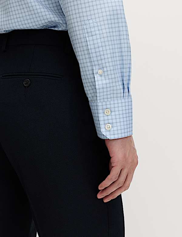 Slim Fit Egyptian Cotton Check Shirt - PT