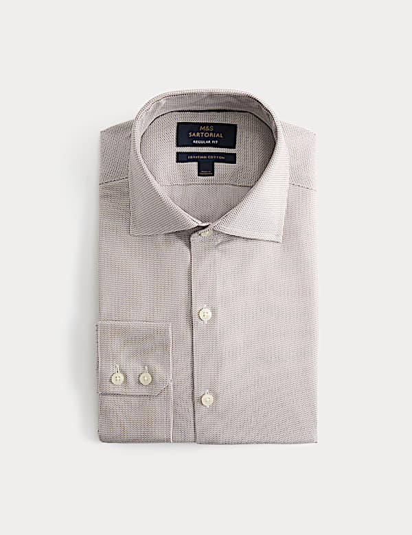 Regular Fit Egyptian Cotton Dobby Shirt - BE