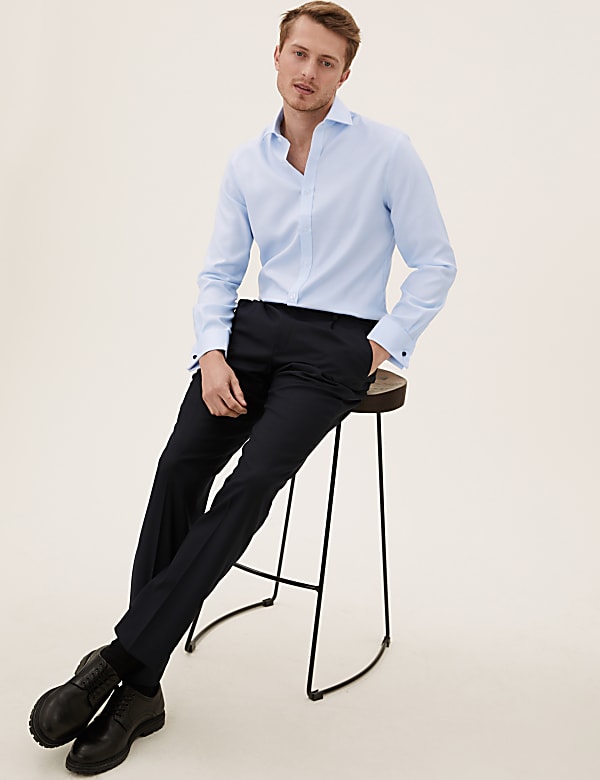 Tailored Fit Pure Cotton Shirt