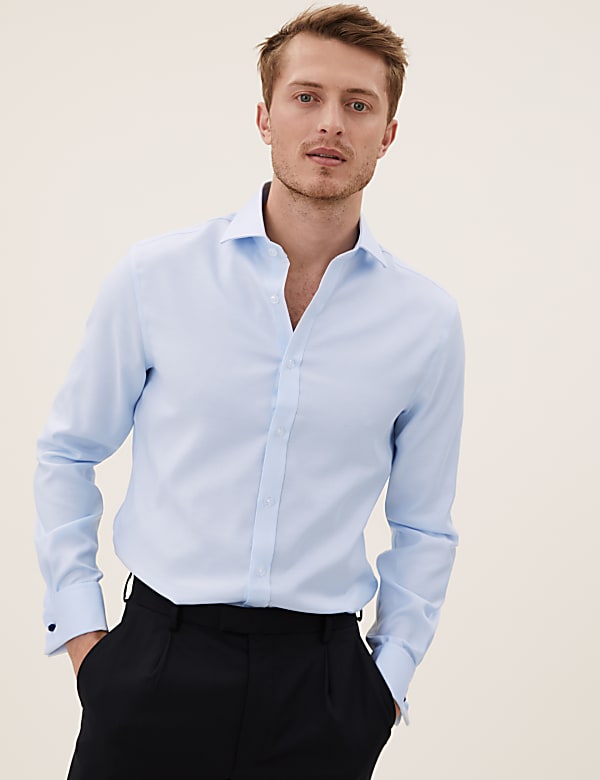 Tailored Fit Pure Cotton Shirt