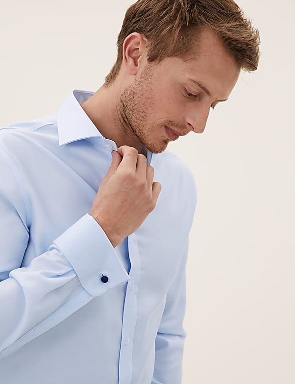 Tailored Fit Pure Cotton Shirt