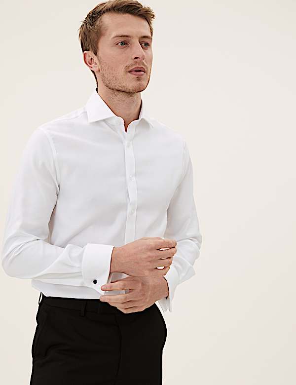 Tailored Fit Pure Cotton Shirt