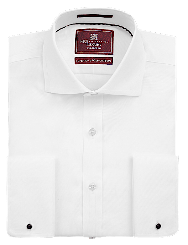 Tailored Fit Pure Cotton Shirt