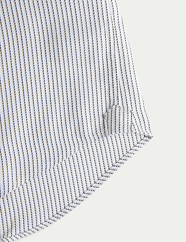 Slim Fit Luxury Cotton Striped Shirt