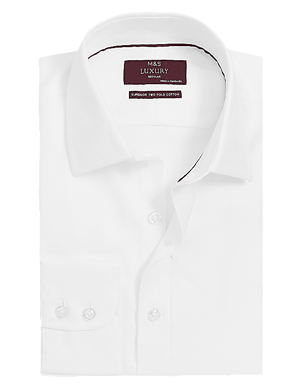 Regular Fit Easy Iron Pure Cotton Shirt