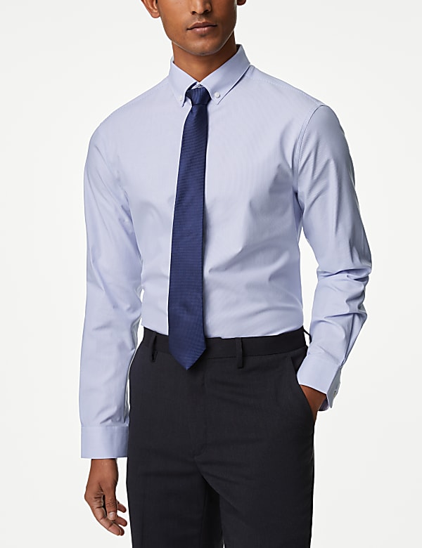 Slim Fit Cotton Stretch 360 Flex™ Shirt - BG