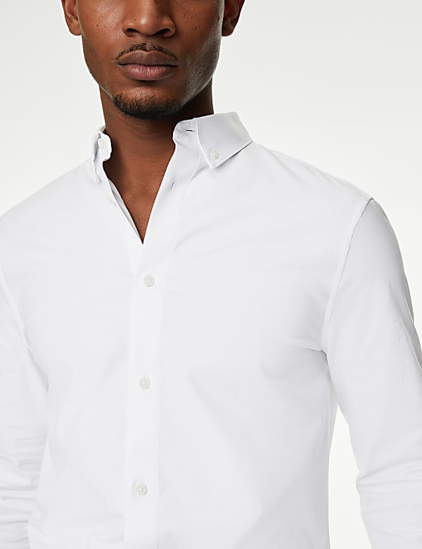 Slim Fit Cotton Stretch 360 Flex™ Shirt