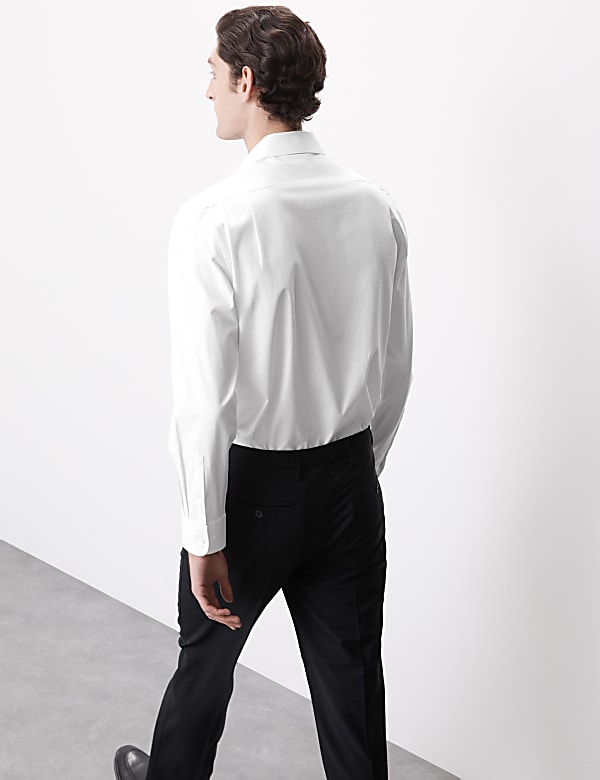 Katoenen 360 Flex™-overhemd met stretch en normale pasvorm - BE