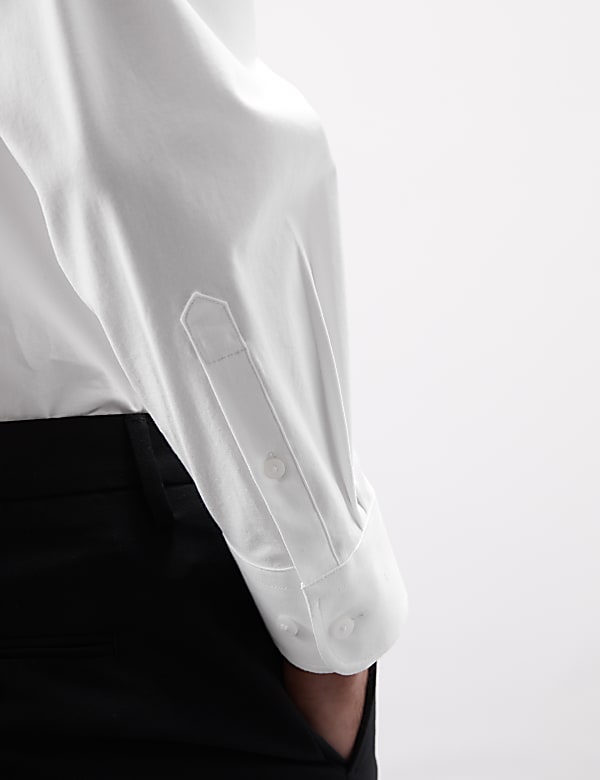 Katoenen 360 Flex™-overhemd met stretch en normale pasvorm - BE