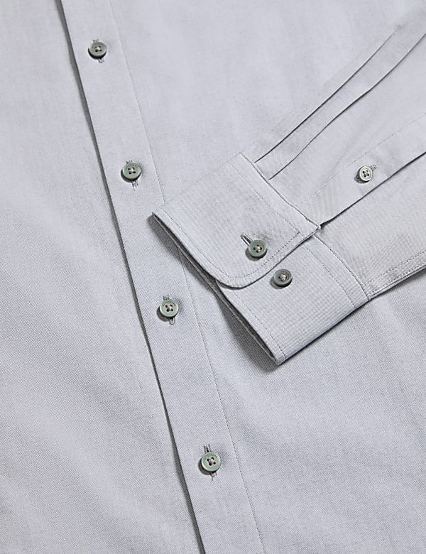 Slim Fit Cotton Stretch 360 Flex&trade; Shirt - GR