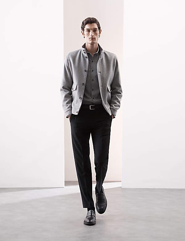 Slim Fit Cotton Stretch 360 Flex&trade; Shirt - GR