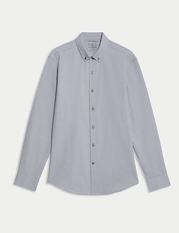 Slim Fit Cotton Stretch 360 Flex&trade; Shirt - GR