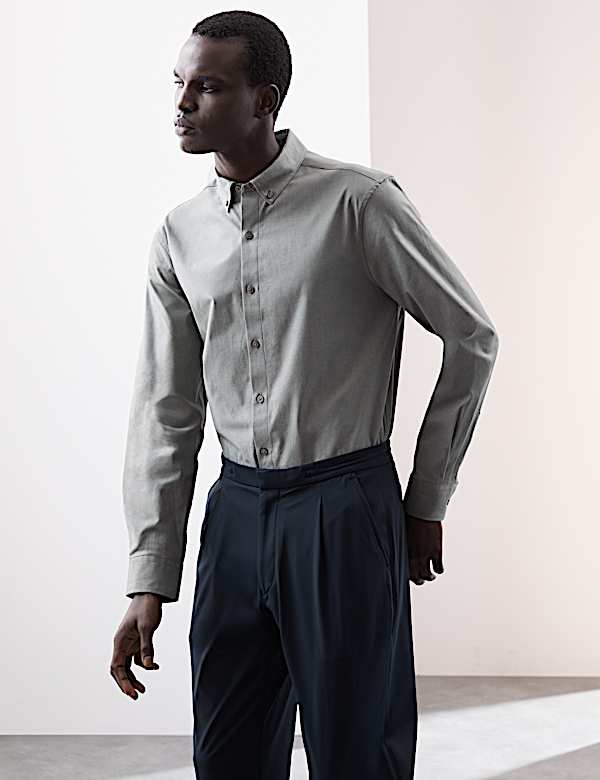 Slim Fit Cotton Stretch 360 Flex™ Shirt