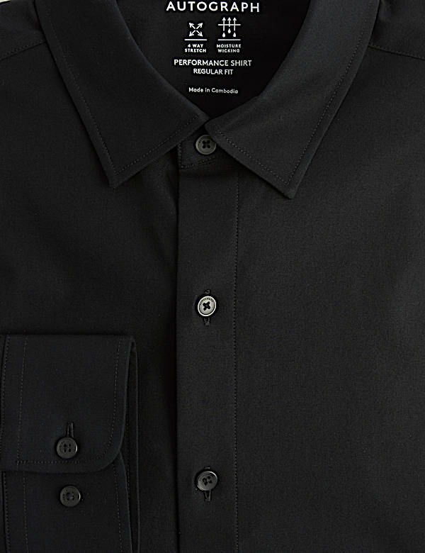 Slim Fit Cotton Stretch 360 Flex&trade; Shirt