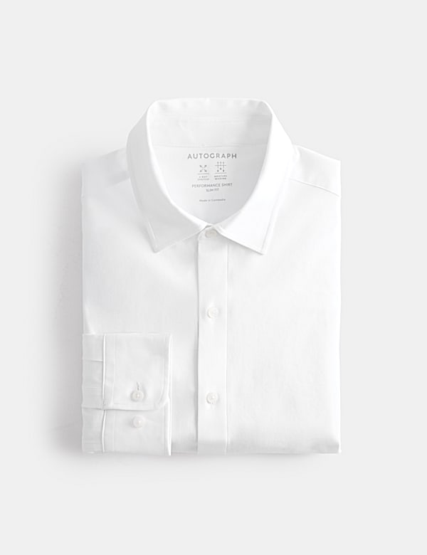 Slim Fit Cotton Stretch 360 Flex&trade; Shirt - GR