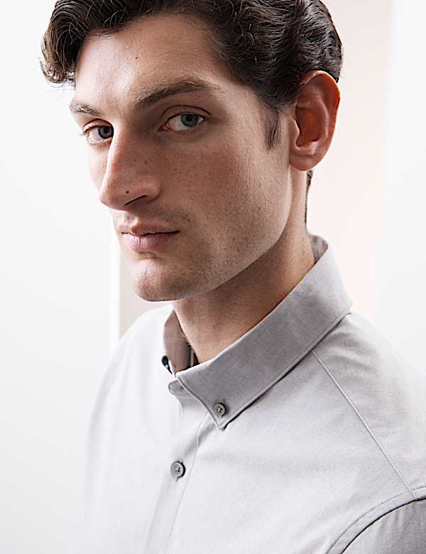 Regular Fit Cotton Stretch 360 Flex Shirt - JO