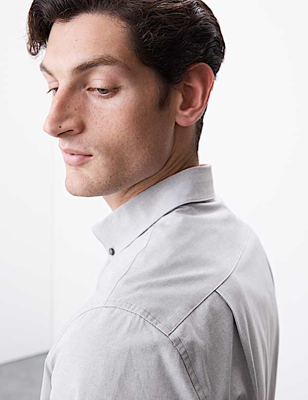 Regular Fit Cotton Stretch 360 Flex Shirt - JO