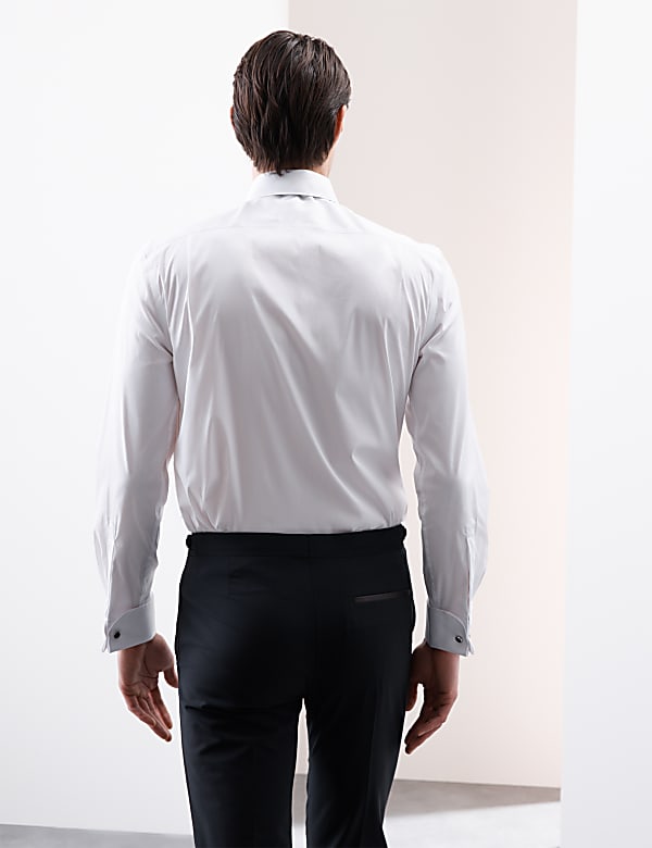 Gemakkelijk te strijken gedefinieerd formeel overhemd - NL