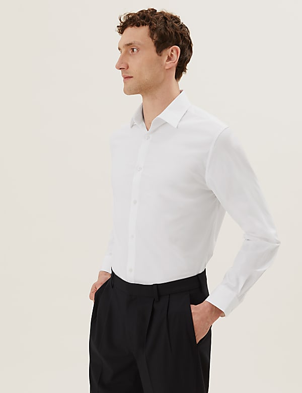 Regular Fit Easy Iron Cotton Rich Shirt
