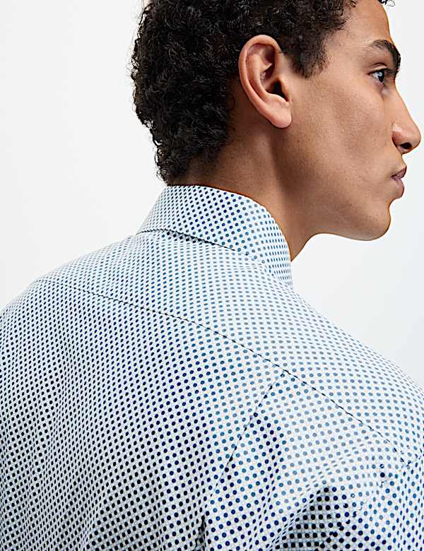 Regular Fit Easy Iron Pure Cotton Shirt