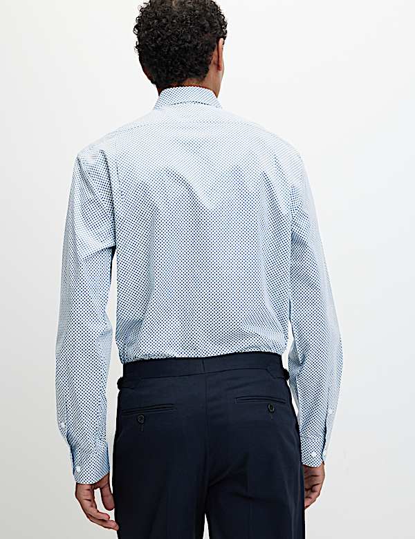 Regular Fit Easy Iron Pure Cotton Shirt