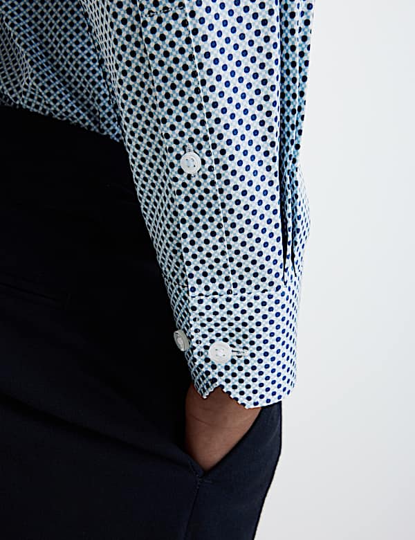 Regular Fit Easy Iron Pure Cotton Shirt