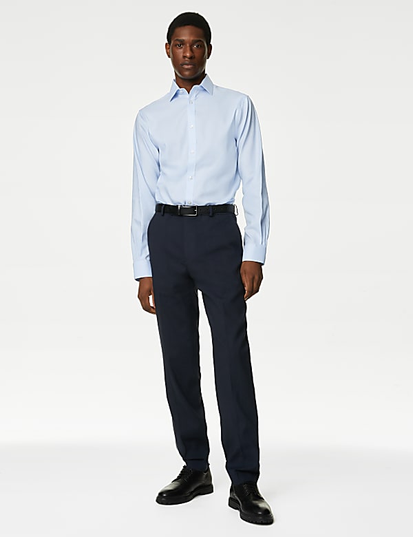 Regular Fit Non Iron Pure Cotton Check Shirt