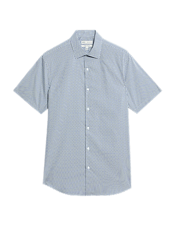 Regular Fit Pure Cotton Printed Shirt