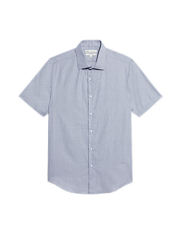 Regular Fit Easy Iron Pure Cotton Shirt