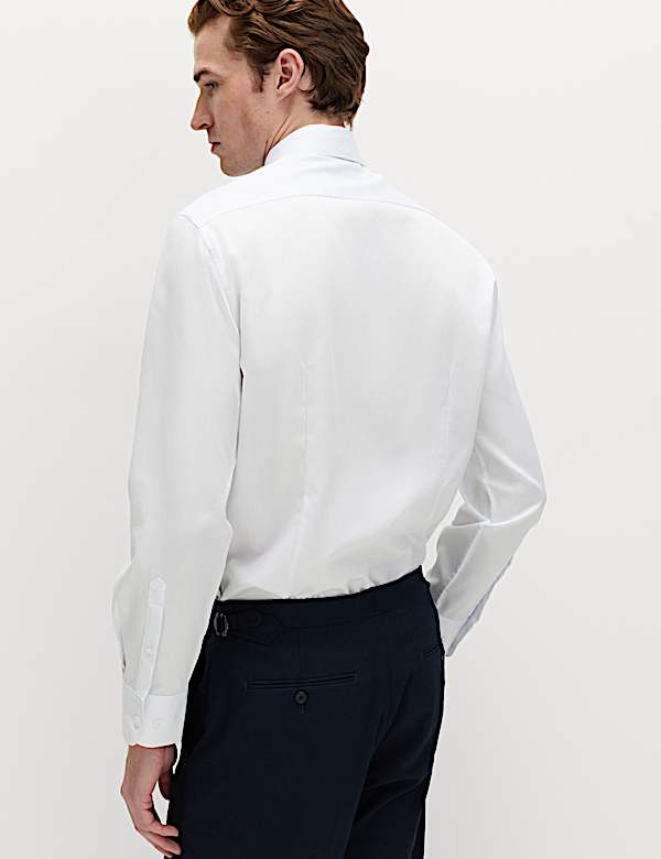 2 Piece Slim Fit Easy Iron Shirt & Tie Set - US