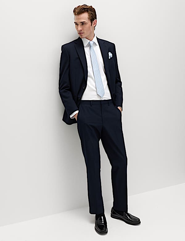 Slim Fit Easy Iron Shirt & Tie Set - AU