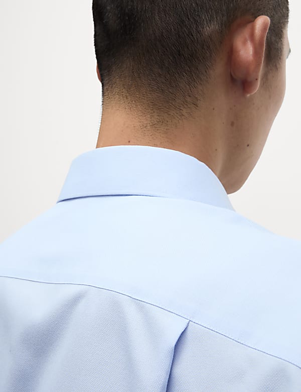 4pc Regular Fit Easy Iron Shirt and Tie Set