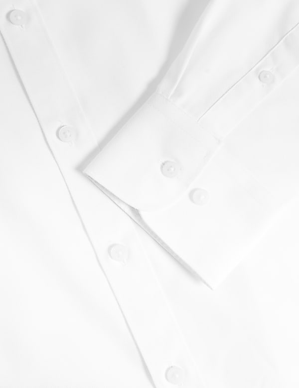 4pc Regular Fit Easy Iron Shirt and Tie Set